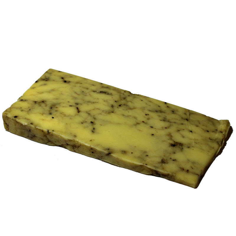 cracked black pepper infused farmhouse cheddar cheese