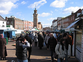 epsom farmers market in market square